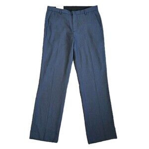 Calvin Klein Men’s Dress Pants 30x30 Blue Straight Fit Flat Front Formal NWT